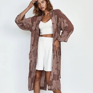 Aritzia Durante Jacket Duster Cardigan in Caban